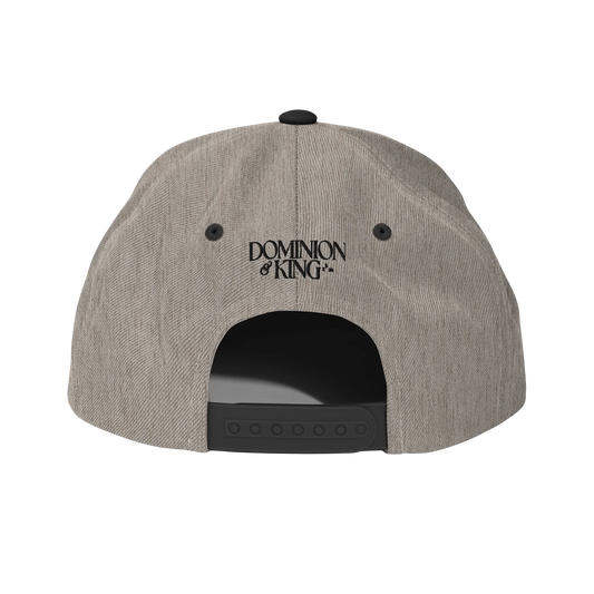 Black Crown Snapback Hat