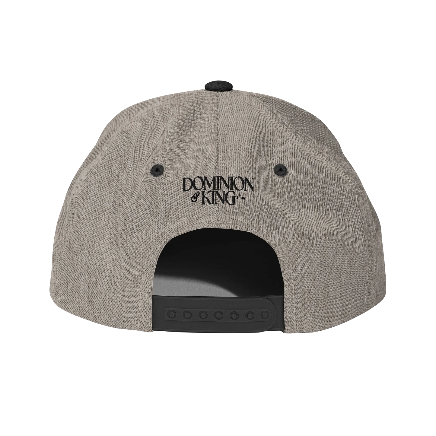 Black Crown Snapback Hat