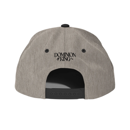 Black Crown Snapback Hat