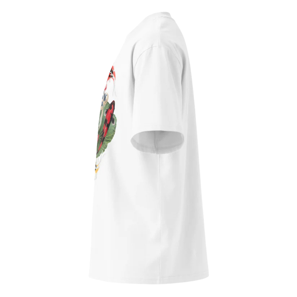 Koi Garden Tee - White