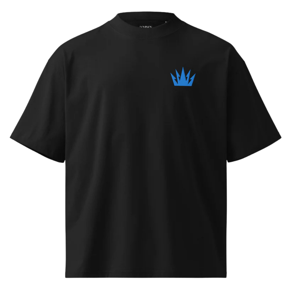 Embroidered Blue Crown T-Shirt