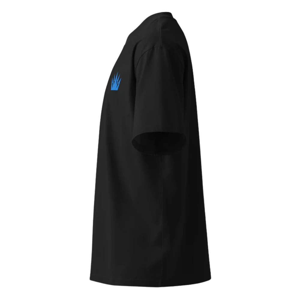 Embroidered Blue Crown T-Shirt