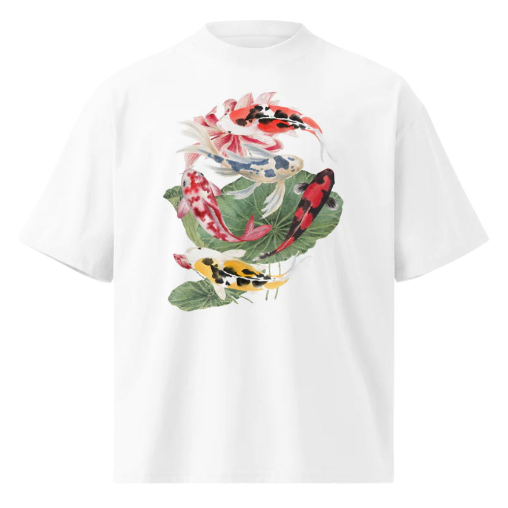 Koi Garden Tee - White